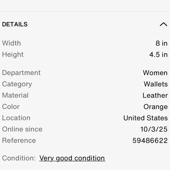 Prada Vibrant Orange Zip Wallet - Picture 9 of 10